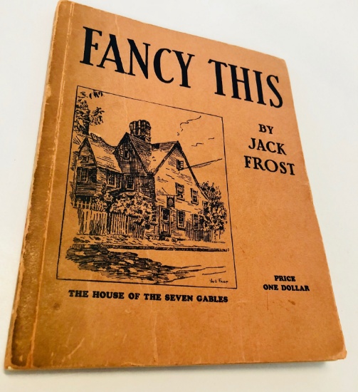 Fancy This by Jack Frost (1937) SIGNED - Sketches of Boston