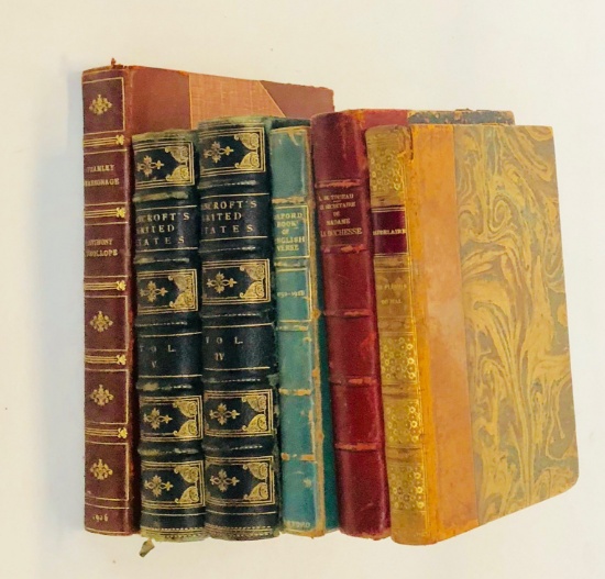 ANTIQUARIAN BOOK LOT: FINE BINDINGS