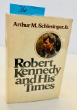 Robert Kennedy and His Times (1978) by Arthur Schlesinger Jr. with SIGNED POSTCARD