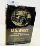 U.S. WEST: The Saga of Wells Fargo (1949) Historic Photographs - Maps - Gold Rush - Boom Towns