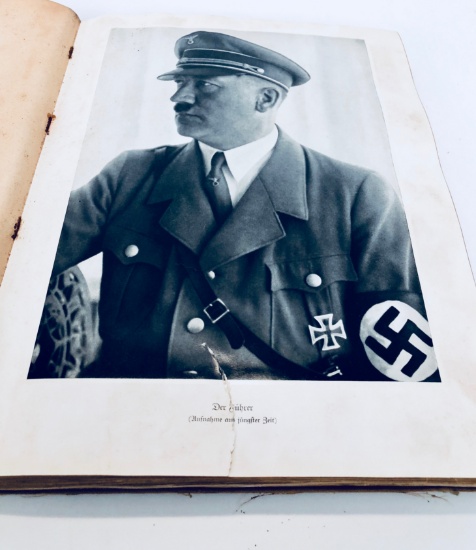 RAREST Deutschland Erwacht - GERMANY AWAKES Nazi Party Scrapbook (1933) Adolf Hitler