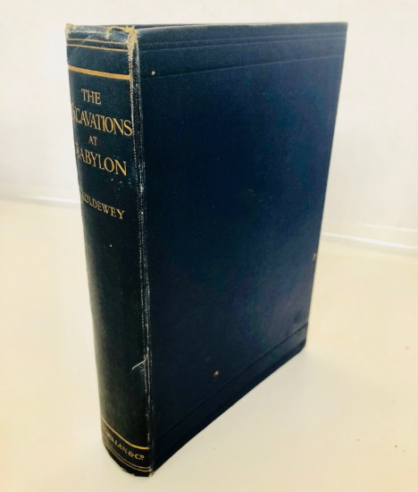 RAREST The Excavations at Babylon by Robert Koldewey (1914) with Color Plates