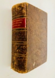 German-English Dictionary (1848) Leather Decorative Cover