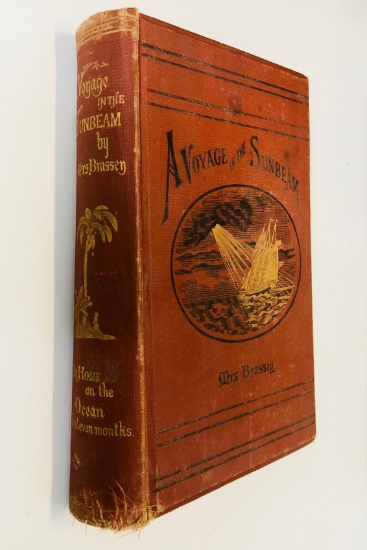 RARE A VOYAGE IN THE "SUNBEAM" Our Home on the Ocean for Eleven Months by Mrs. Brassey (1881)