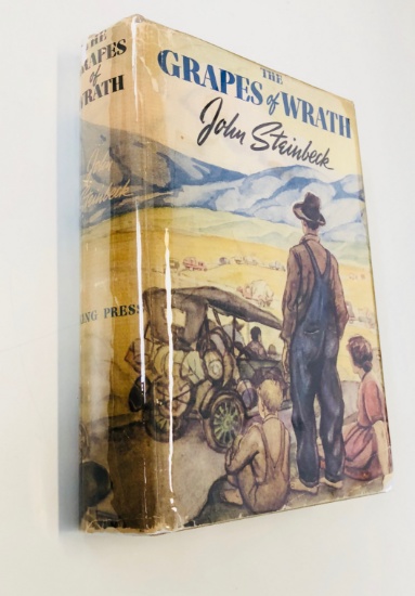 RARE GRAPES OF WRATH (1939) by John Steinbeck - First Edition - Early Printing