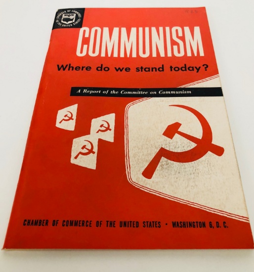 COMMUNISM Where do we stand today? (c.1950) Commerce Booklet