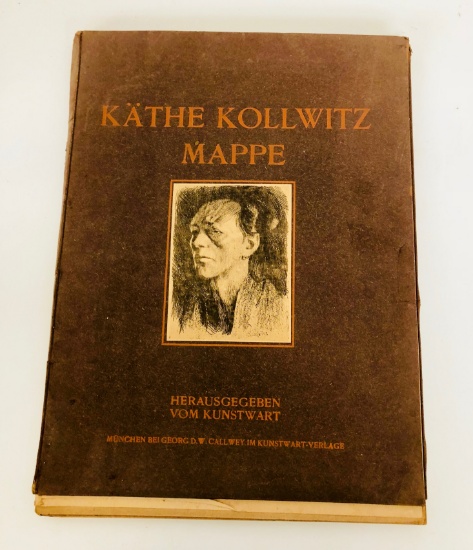 Käthe Kollwitz (c.1925) Artist of the Working Class - German w/13 MOUNTED ILLUSTRATIONS