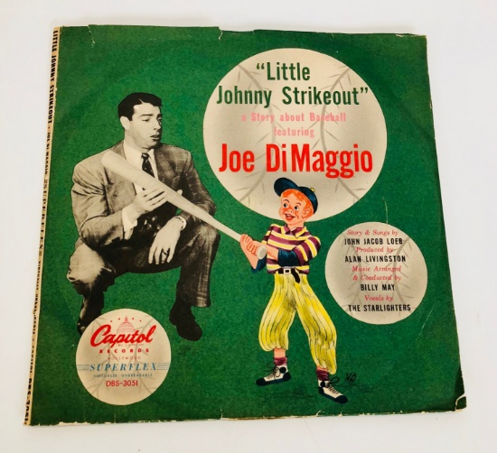 "Little Johnny Strikeout" A Story About Baseball with JOE DIMAGGIO - ALBUM