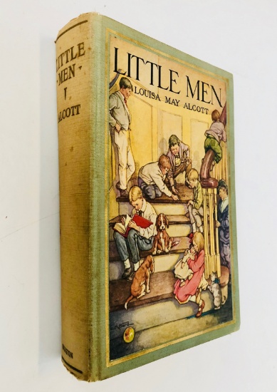 LITTLE MEN by Louisa May Alcott (c.1910) Children's Book