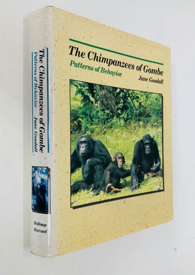 The CHIPANZEES of Gombe  - Patterns of Behavior by JANE GOODALL (1986)