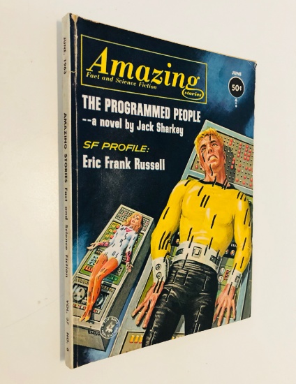 AMAZING Science Fiction Magazine (1963) THE PROGRAMMED PEOPLE