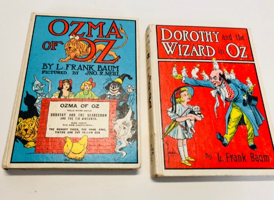 OZMA of OZ and DOROTHY and the WIZARD of OZ by L. Frank Baum