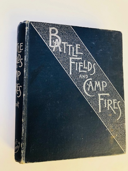 RARE Battle Fields and Camp Fires by Willis J. Abbot (1890) CIVIL WAR