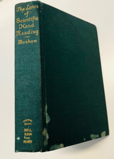 Laws of Scientific HAND READING: A Practical Treatise on the Art Commonly Called PALMISTRY (1946)