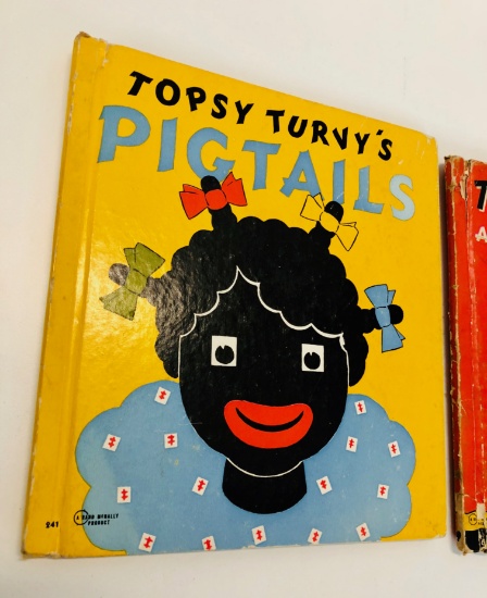 RARE Topsy Turvy's Pigtails (1930) with Racist Imagery