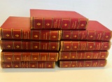 Thackeray's Works - NINE VOLUMES (c.1900) Nice for Shelf - VANITY FAIR - The VIRGINIAN