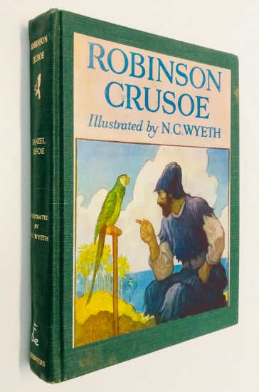 ROBINSON CRUSOE by Daniel Defoe (1937) Illustrations by N.C. WYETH