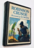 ROBINSON CRUSOE by Daniel Defoe (1937) Illustrations by N.C. WYETH