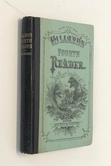 Hillard's FOURTH READER (1873) Antiquarian School Textbook