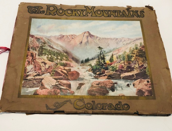 The ROCKY MOUNTAINS of COLORADO (1913) with 14 Large Tipped-in Plates