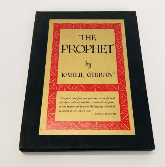 The Prophet by Kahil Gibran (1971) Deluxe Edition with Slipcase