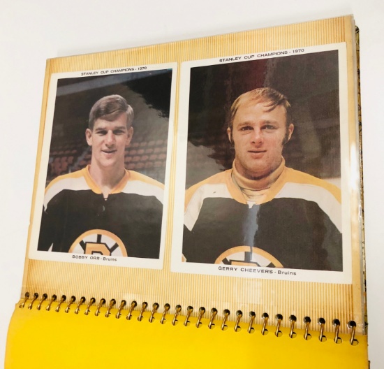 1970 Boston Bruins SCRAPBOOK with BOBBY ORR - Stanley Cup Champions