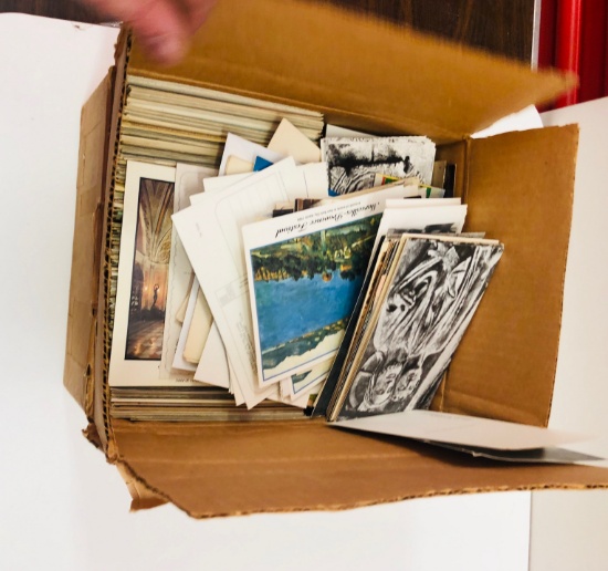 LARGE BOX of over 400 Postcards - OVER FOUR POUNDS