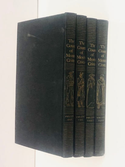 RAREST Count of Monte Cristo by Alexandre Dumas (1941) Four Volume Set SIGNED BY LYND WARD - LIMITED