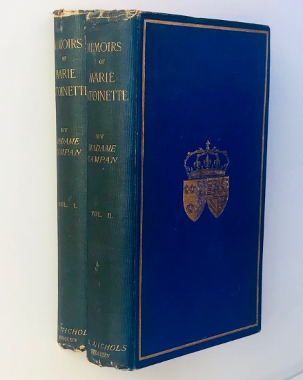 RARE Memoirs of the Court of Marie Antoinette (1895) LIMITED EDITION - Two Volumes