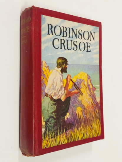 ROBINSON CRUSOE by Daniel DeFoe (c.1920)