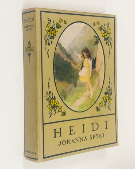 HEIDI Gift Edition with 14 Color Illustrations (1919) VERY NICE