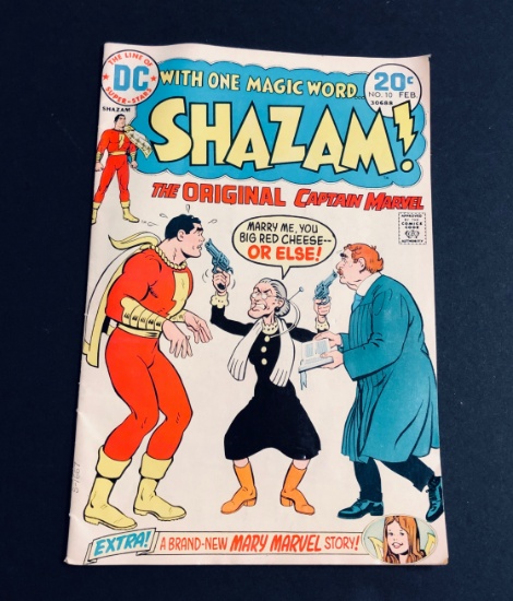 SHAZAM!  Vol 2  #10  Feb/1974  "Invasion of the Salad Men" COMIC BOOK