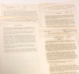 Collection of PRESIDENTIAL Press Releases from JOHN F. KENNEDY and EISENHOWER