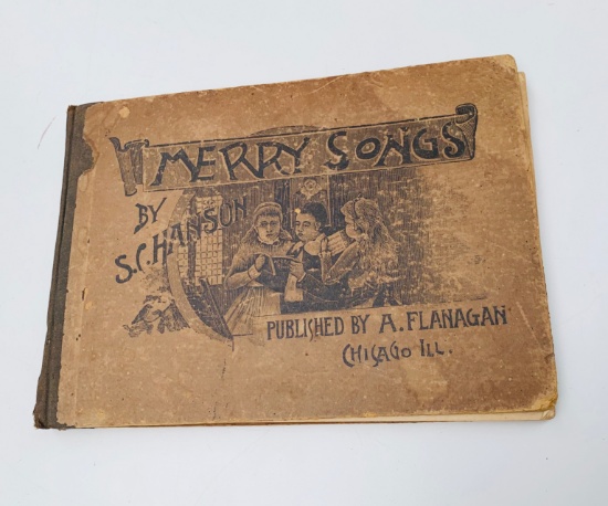 MERRY SONGS for the School Room, Summer Normal Schools, Juvenile and Other Classes (1889)