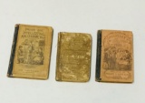 Three ANIQUARIAN SCHOOL TEXTBOOKS 1820's-1850's