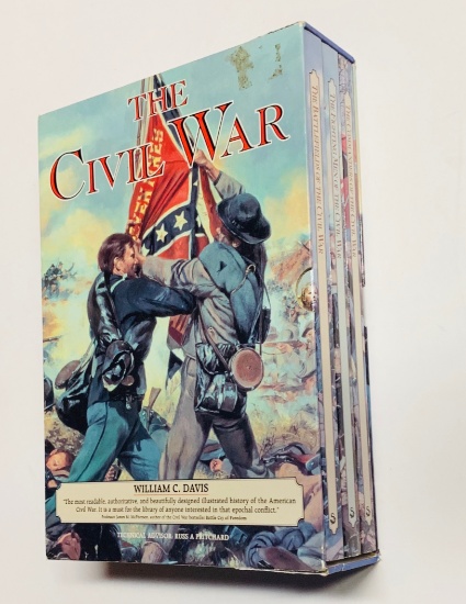 The CIVIL WAR: The Commanders, Battlefields, Fighting Men (1999) in PICTORIAL SLIPCASE