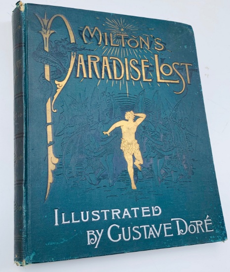 RARE Milton's PARADISE LOST (c.1880) Illustrations by GUSTAVE DORE