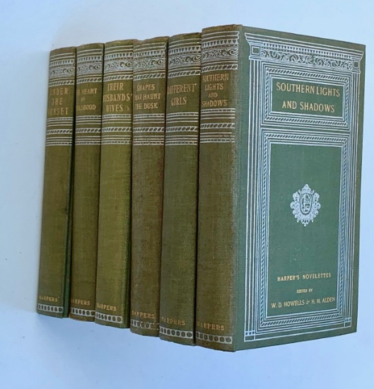 VERY NICE Six Volumes of Harper's Novelette's (1906)