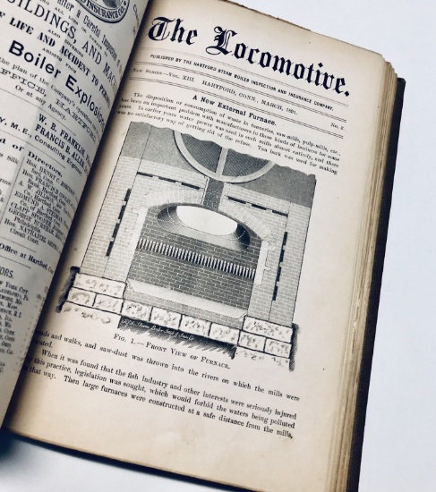 RARE THE LOCOMOTIVE (1890-1892) Magazine Bound - Steam Boilers