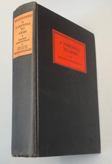 A Farewell to Arms by ERNEST HEMINGWAY (1929) Early Printing