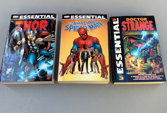 ESSENTIAL Thor - Amazing Spider-Man - Doctor Strange  COMIC BOOKS