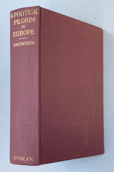 A Political Pilgrim in Europe by Philip Snowden (1921)