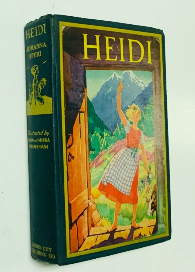HEIDI by Joanna Spyri (1932) Children's Book