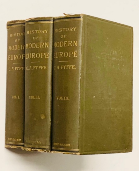 A History of MODERN EUROPE (1887) Three Volumes