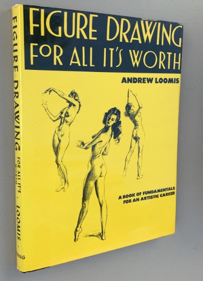 FIGURE DRAWING and All it's Worth by Andrew Loomis (1950's) Hardcover