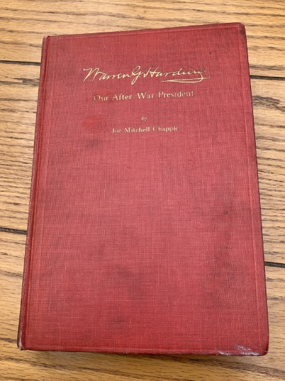 SIGNED Life and Times of Warren Harding; Our After-War President (1924)