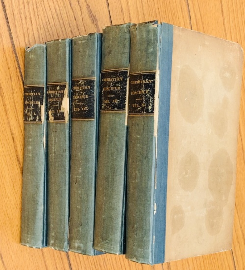 RARE The Christian Disciple Newspaper (1822-1823) FIVE VOLUMES