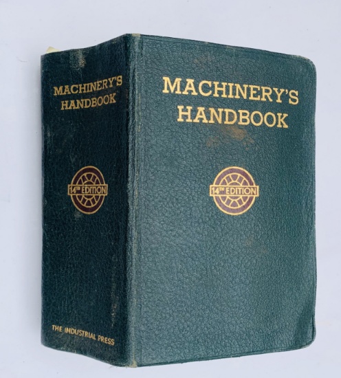 MACHINEST HANDBOOK (1949) For Machine Shop and Drafting-Room