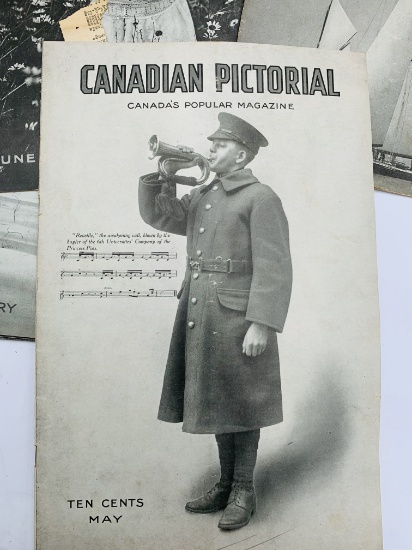 COLLECTION of Canadian Pictorial Magazines from 1915 - Great WW1 Content