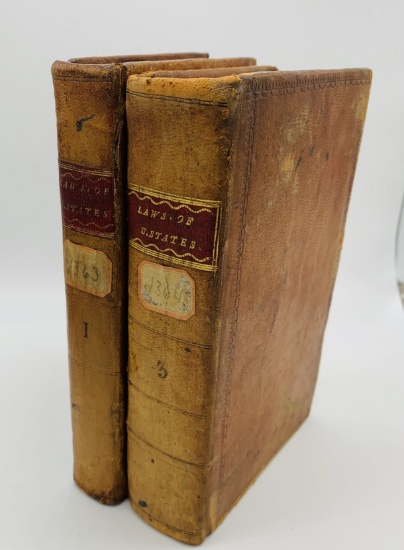 RAREST The Laws of the United States of America (1793) Two Volumes - George Washington - John Adams